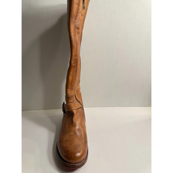 .7059 Bed Stu Glaye Wide Calf Tan Rustic-US-6.5 Womens - Picture 4 of 5